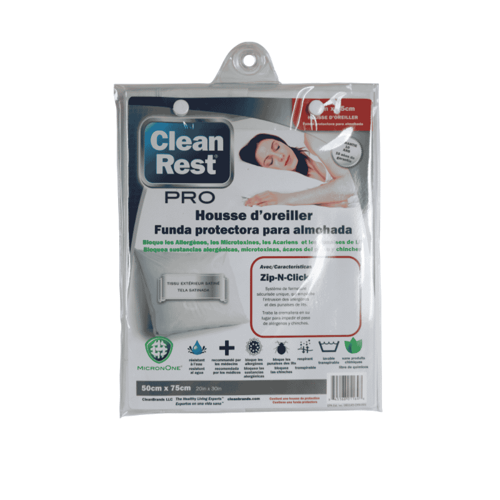 Housses oreillers Anti punaises de lit et acariens