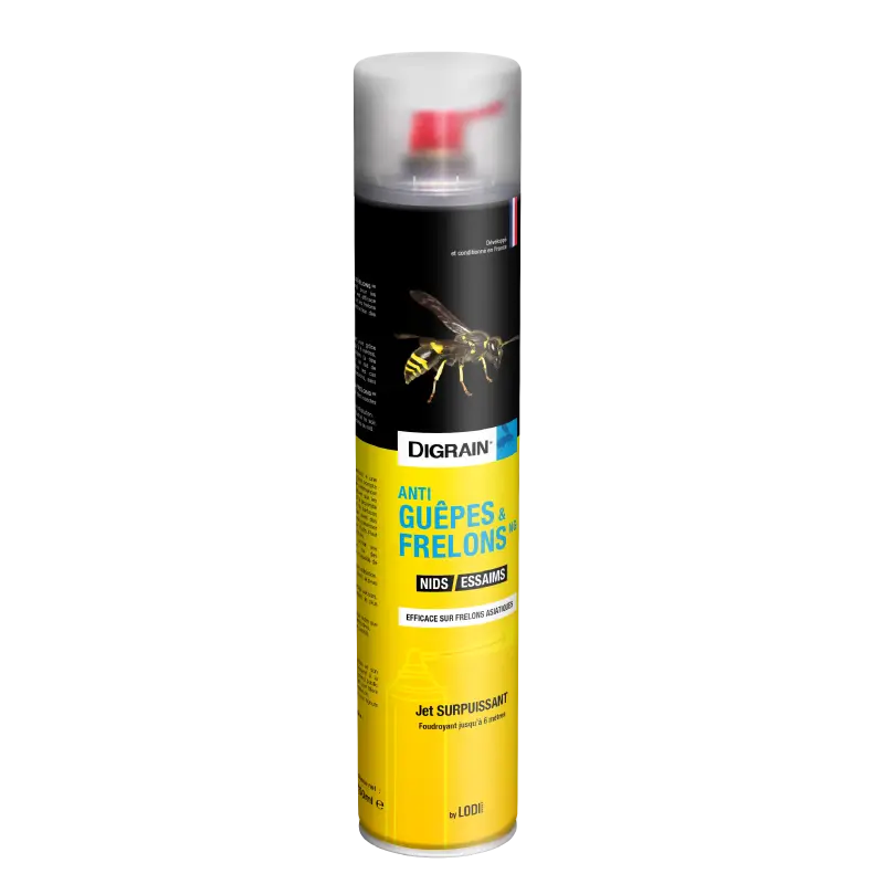 Insecticide nid de frelons guêpes et bourdons – Action rapide