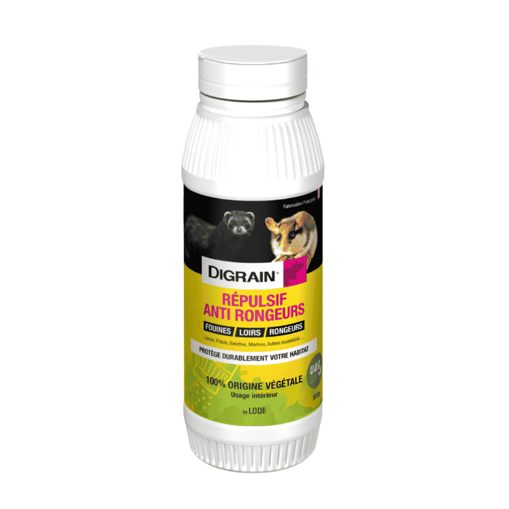 Répulsif anti-rongeurs naturel en poudre – 500 g